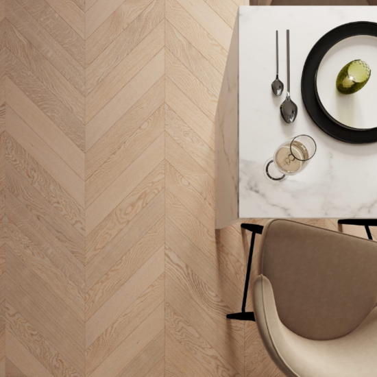 AlixFloor Французская Ёлка ALX 1020CV Дуб светлый матовый