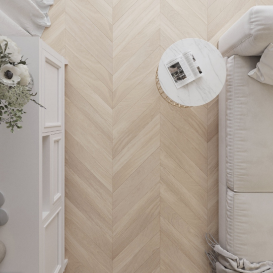 AlixFloor Французская Ёлка ALX 1022CV Дуб кремовый матовый