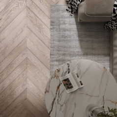 AlixFloor Французская Ёлка  ALX 1038CV Дуб коричнево-серый