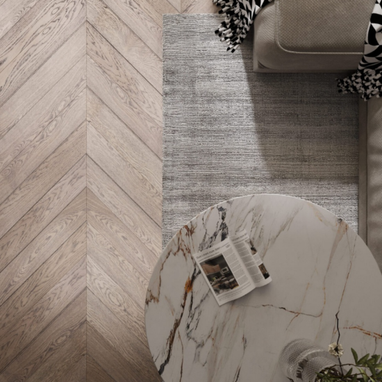 AlixFloor Французская Ёлка  ALX 1038CV Дуб коричнево-серый