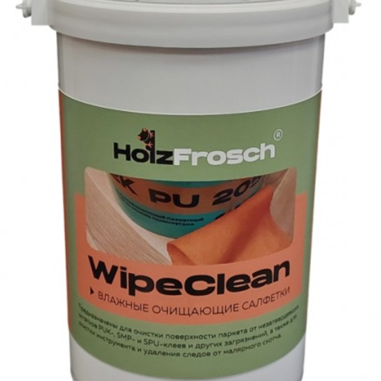 Салфетки для очистки поверхности паркета HolzFrosch WipeClean