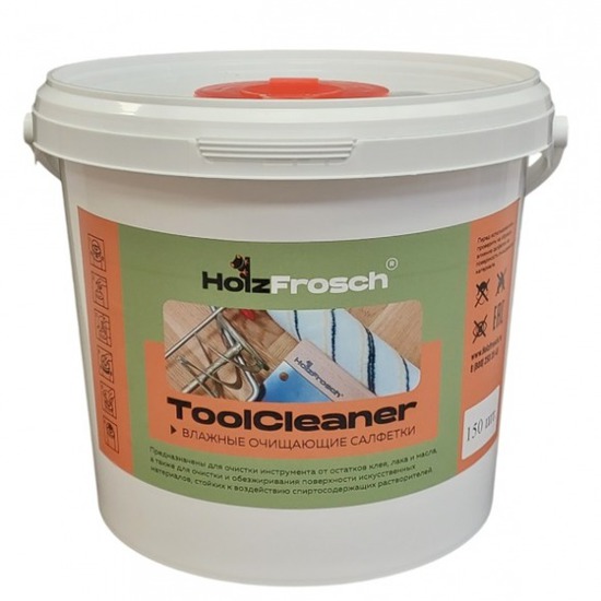 Салфетки для очистки инструмента HolzFrosch ToolCleaner