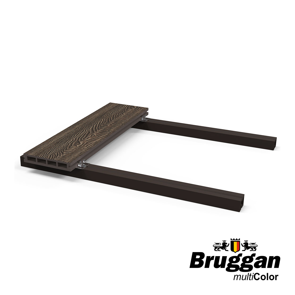 Bruggan® комплектующие Клипса крепежная (сталь)