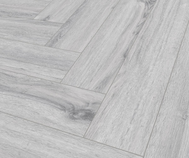 The Floor Herringbone P1007 Ice Oak HB