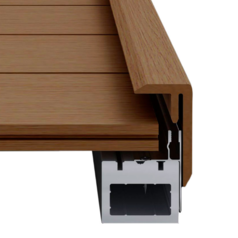 LEGRO ULTRA Natural Композитный уголок F-профиль Teak