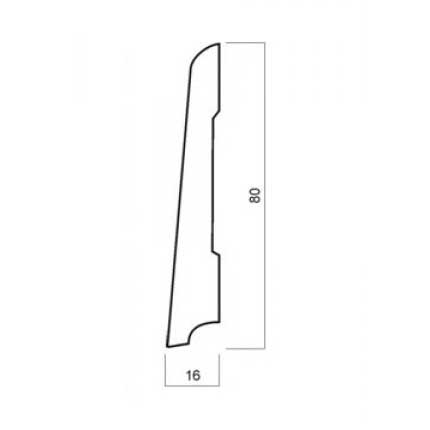 La San Marco Прямой со скосом 80х16 Зебрано прямой со скосом 80x16